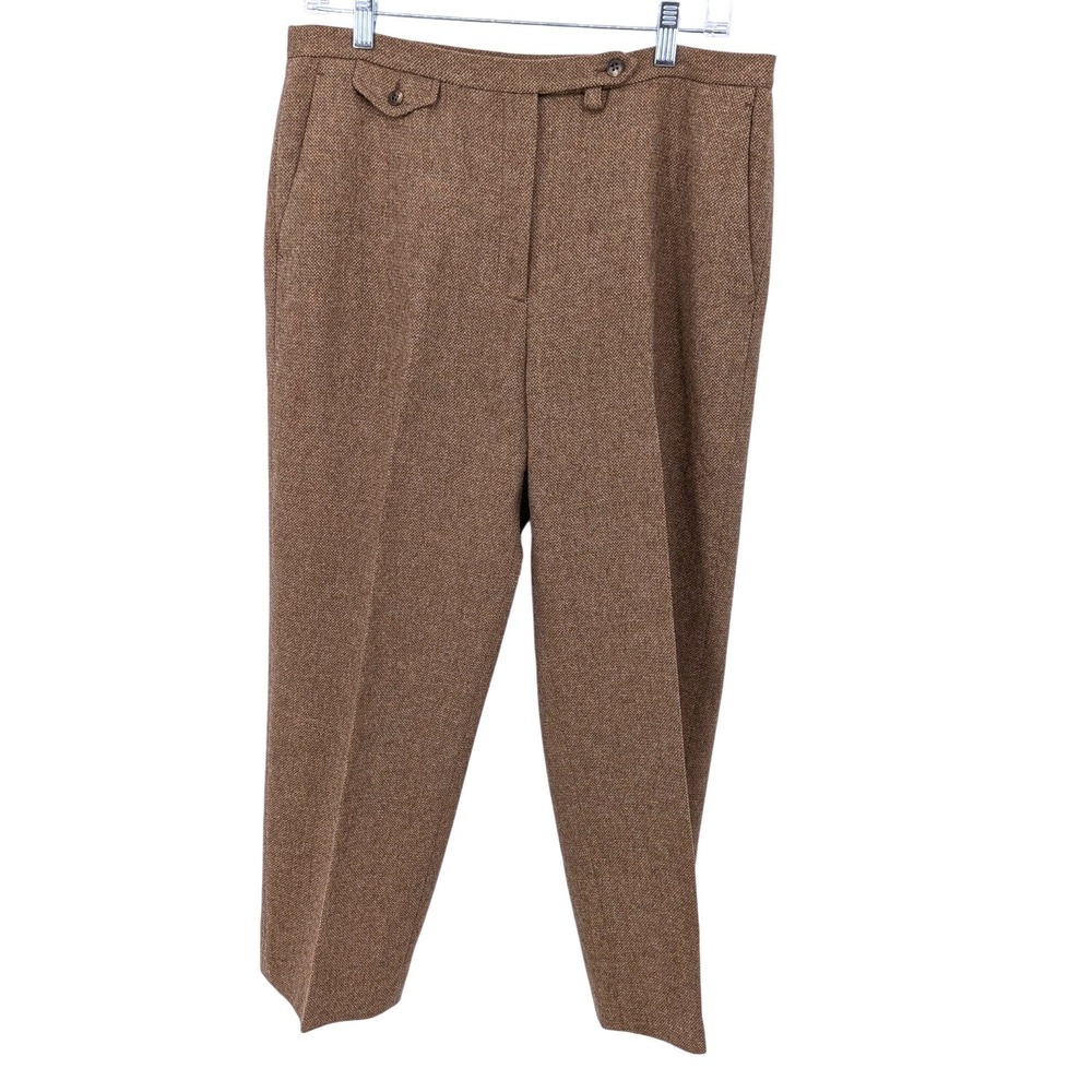 Lauren Ralph Lauren Brown Tweed Trousers